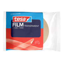 tesafilm TRANSPARENTE, em embalagem Flowpack, 33 m x 15 mm