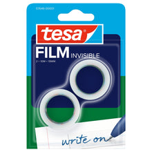 tesafilm INVISIBLE, branco mate, em embalagem blister, 10 m x 19 mm