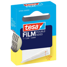 tesafilm DOUBLE-SIDED, transparente, em caixa dobrável suspensa, 7,5 m x 12 mm