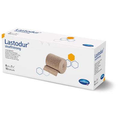 Bandagem de longo estiramento apertada e permanentemente elástica Lastodur