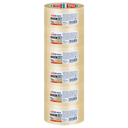 tesapack Ultra Strong Packband transparent, 50 m x 50 mm