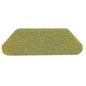 O Twister S-Pad Amarelo (45x15 cm) da Diversey Deutschland GmbH & Co. OHG é um pad de restauração retangular com cantos arredondados para limpeza de pisos de pedra, ilustrado sobre fundo branco. Vendido em uma caixa (2 pacotes).