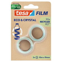 tesafilm Eco & Crystal, transparente, em blister, 10 m x 19 mm