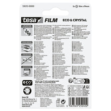 tesafilm Eco & Crystal, transparente, em blister, 10 m x 19 mm