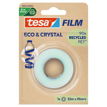tesafilm Eco & Crystal, transparente, em blister, 33 m x 19 mm