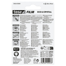 tesafilm Eco & Crystal, transparente, em blister, 33 m x 19 mm