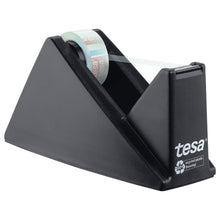Dispensador de mesa tesa DESK DISPENSER ECONOMY RECYCLED com fita tesafilm CRYSTAL RECYCLED, transparente