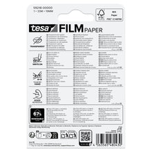 tesafilm PAPER, transparente, em blister, 33 m x 19 mm