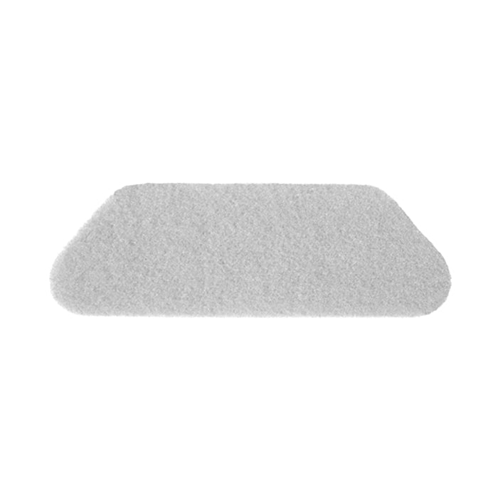O TASKI Americo S-Pad, 45 x 15 cm, branco e extra fino da Diversey Deutschland GmbH & Co. OHG é ideal para polir pisos limpos e secos; o pad com cantos arredondados é entregue individualmente.