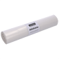A imagem mostra um rolo de saco de lixo transparente DEISS 59701 (575x1000x0,018 mm, 50 peças) da EMIL DEISS KG (GmbH + Co.) sobre um fundo claro e simples.