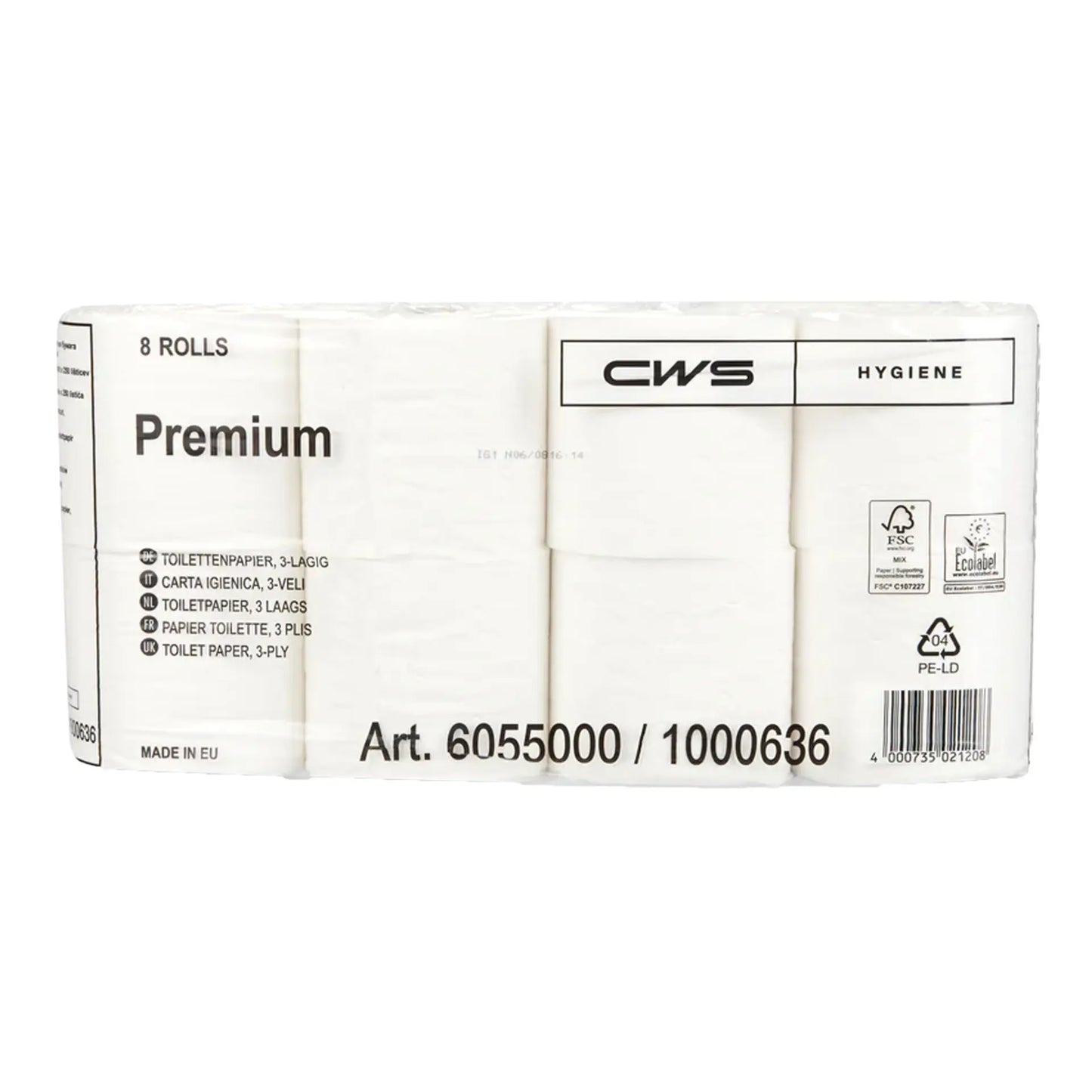 Papel higiênico CWS Supersoft | Caixa (64 rolos)
