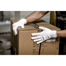 Luvas de malha NITRAS, brancas