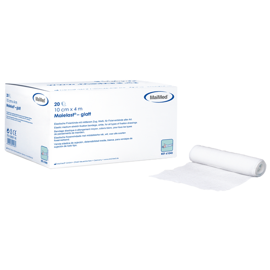 Bandagens elásticas de fixação lisas Maielast, 20 peças/caixa
