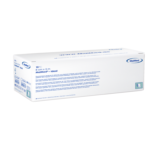MaiMed-Ideal, sem violoncelo, bandagens brancas permanentemente elásticas