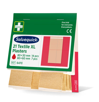 Xl gesso têxtil, pensos | Embalagem (21 unidades)