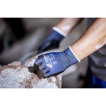 NITRAS 3D CUT F, luvas de proteção contra cortes, azul marinho / preto