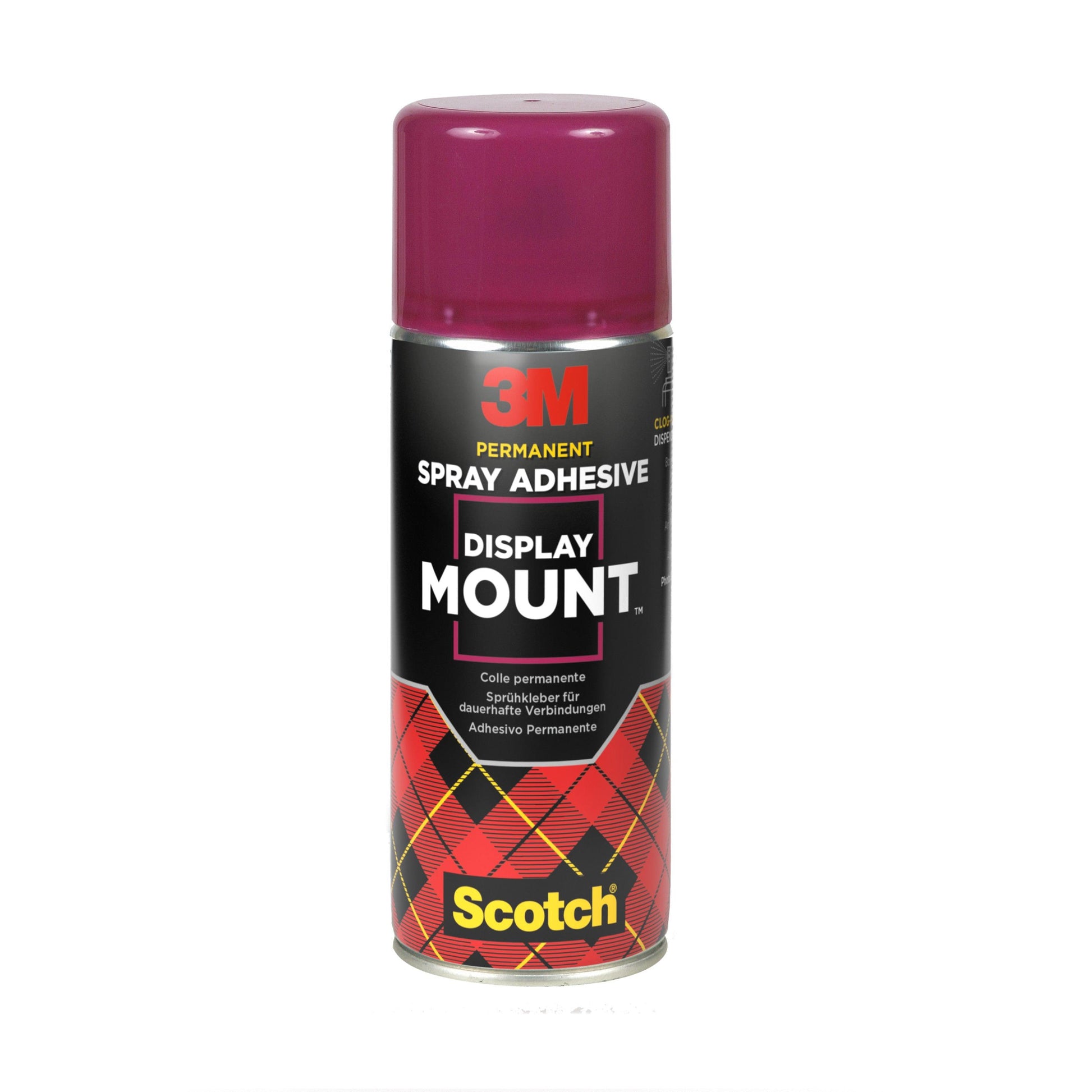 Eine 400 ml Dose 3M™ Scotch® DisplayMount™ Klebespray von 3M Deutschland GmbH, geliefert als Einzelpackung (1 Dose/Packung).
