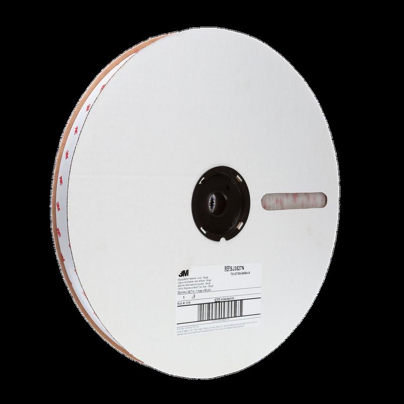 Fita Loop 3M™ SJ3527N Preta - Fechos de velcro removíveis