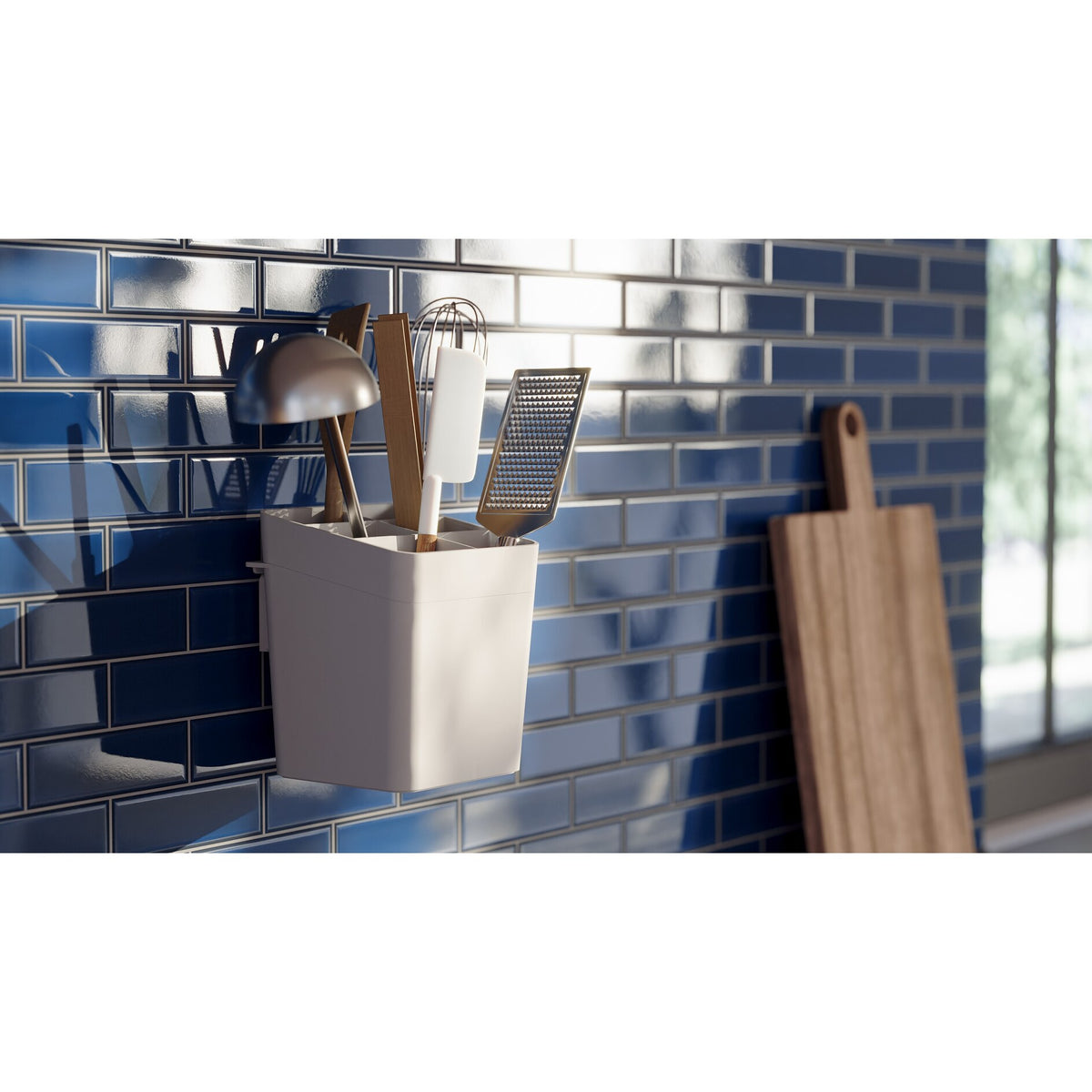 Conjunto de suportes para utensílios de cozinha tesa – Utilização
