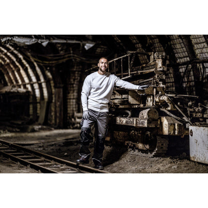 NITRAS FLEXIBLE FIT K, luvas de montagem, cinza / preto