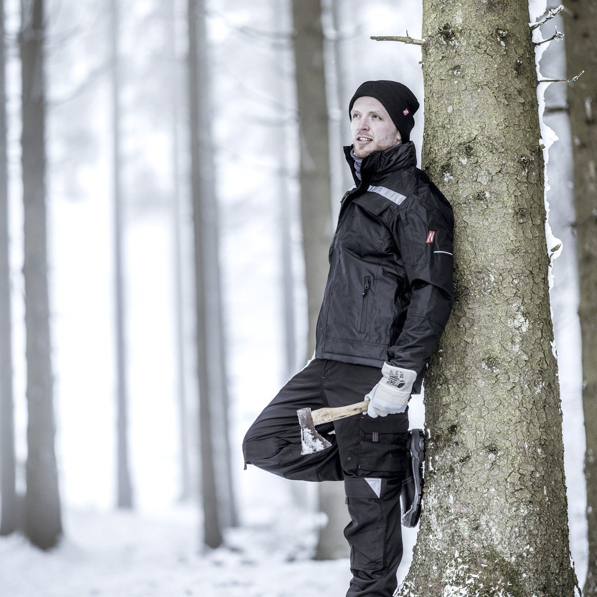 NITRAS MOTION TEX PLUS, parka, preto