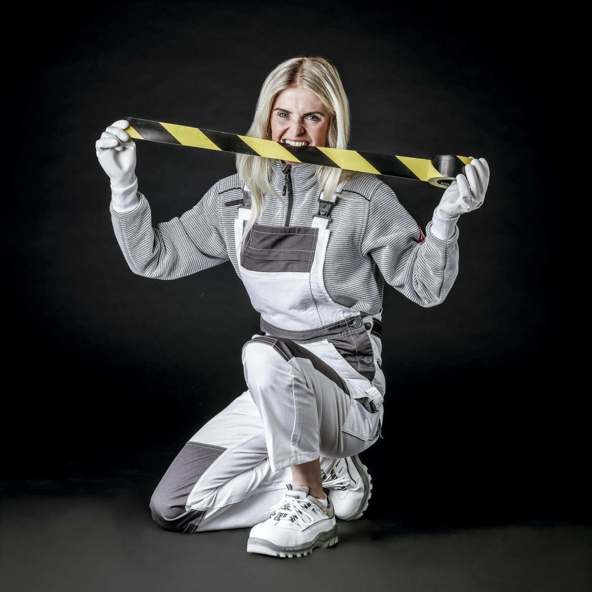 NNITRAS MOTION TEX LIGHT, macacão, branco / cinza