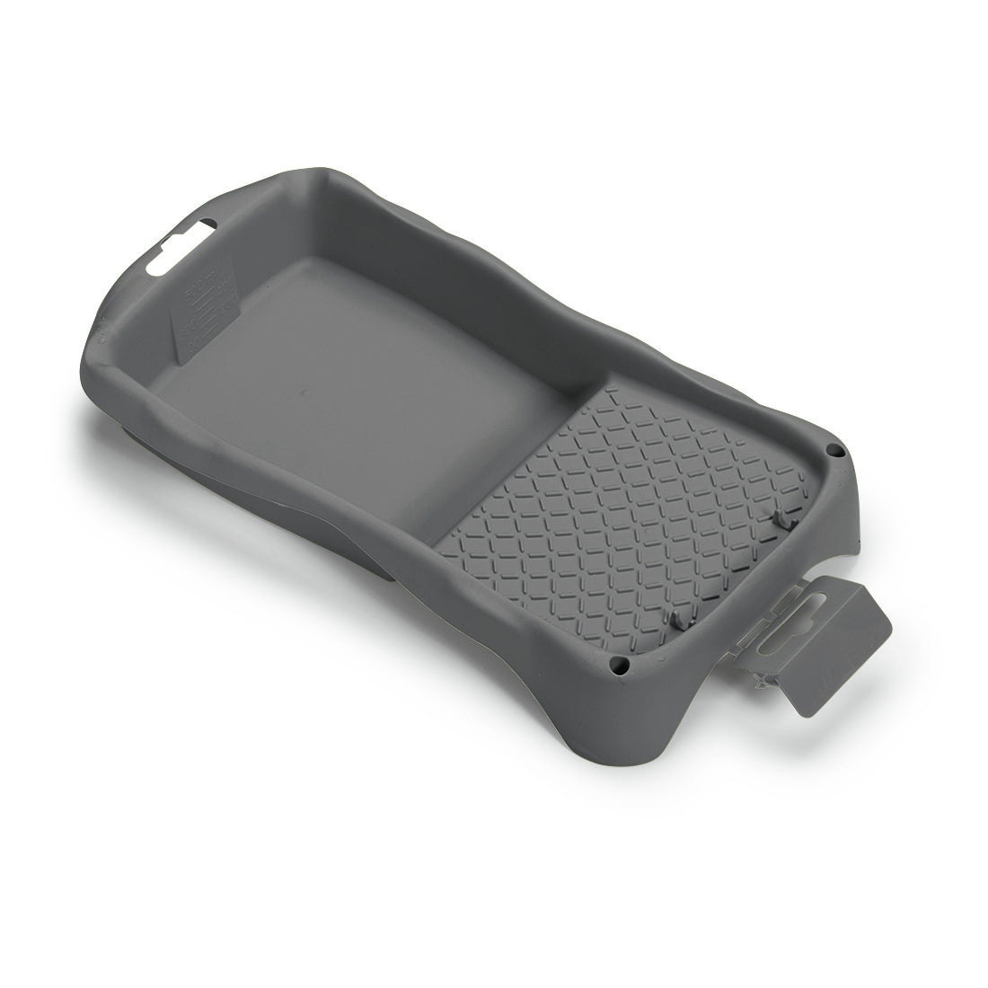 Die Nölle Profi-Pinsel Farbwanne 16 x 31 cm aus Regranulat bietet eine flache Farbfläche, ein erhabenes Gitter zum Entfernen überschüssiger Farbe, einen integrierten Griff und eine Tülle - ideal für Lackierbedarf. Marke: Nölle Profi Pinsel Bürsten- & Pinseltechnik e.K.