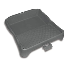 Die Nölle Profi Brush Farbwanne (34 x 38 cm) von Nölle Profi Brush Bürsten- & Pinseltechnik e.K. ist eine graue, rechteckige Farbwanne aus Regranulat, die für Malerarbeiten gedacht ist.