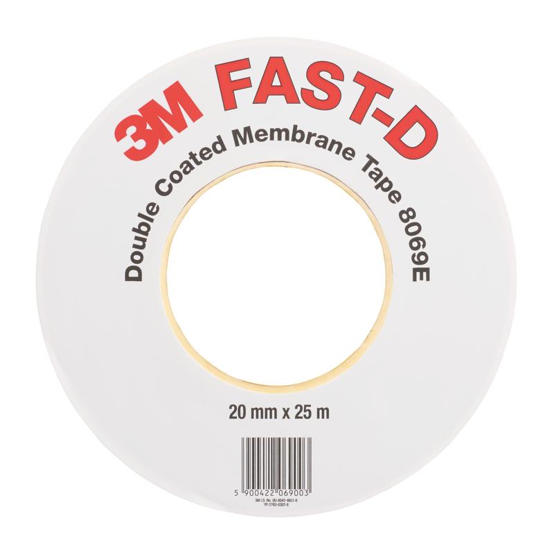 Fita de Vedação 3M™ FAST-D 8069E - Fita adesiva dupla face