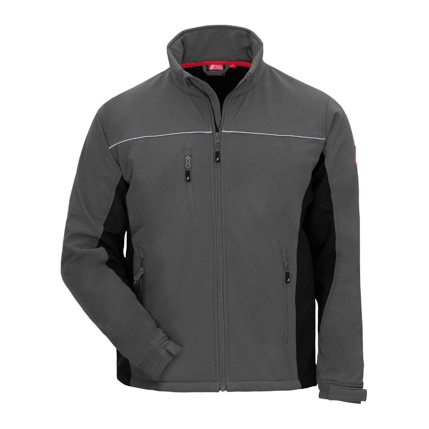 NITRAS MOTION TEX LIGHT, jaqueta softshell, cinza / preto