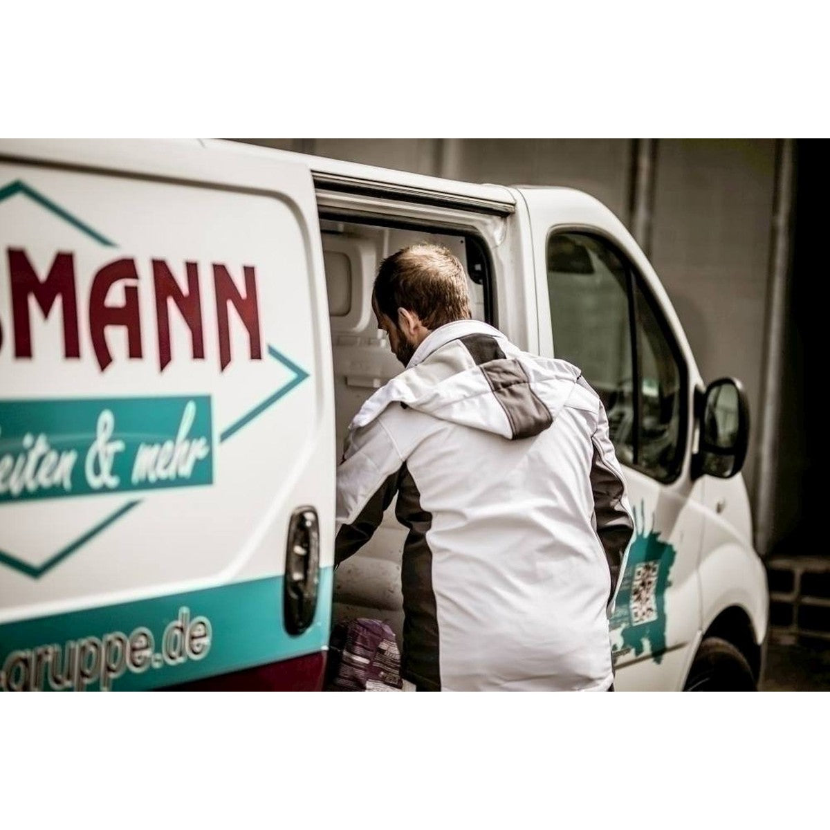 Capuz removível NITRAS, branco/cinza, poliéster OEKO-TEX: 94%; Elastano: 6% | Pacote (1 peça)