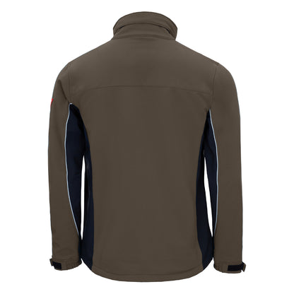 NITRAS MOTION TEX LIGHT, jaqueta softshell, marrom / preto