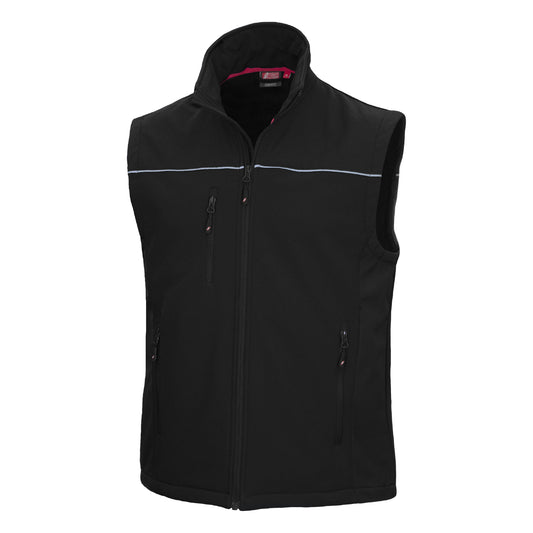 NITRAS MOTION TEX LIGHT, colete softshell, preto