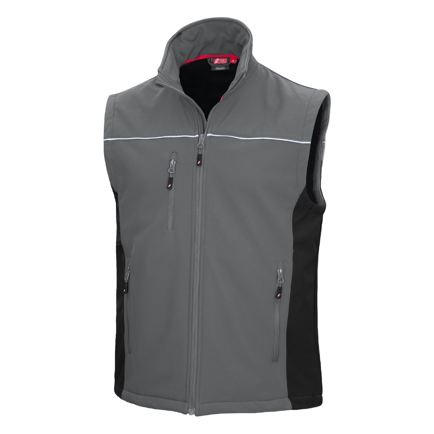 NITRAS MOTION TEX LIGHT, colete softshell, cinza / preto