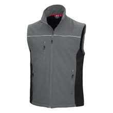 NITRAS MOTION TEX LIGHT, colete softshell, cinza / preto