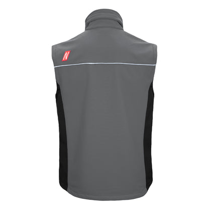 NITRAS MOTION TEX LIGHT, colete softshell, cinza / preto