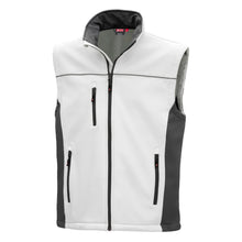 NITRAS MOTION TEX LIGHT, colete softshell, branco / cinza