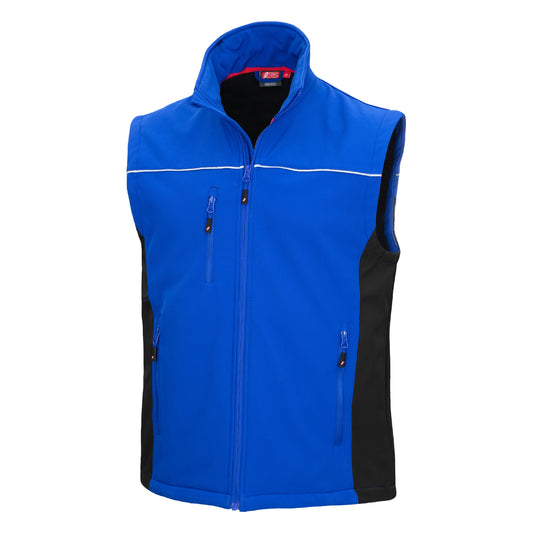 NITRAS MOTION TEX LIGHT, colete softshell, azul royal / preto