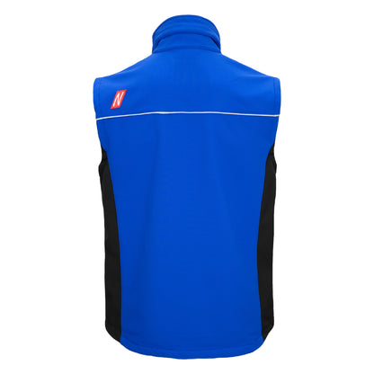 NITRAS MOTION TEX LIGHT, colete softshell, azul royal / preto