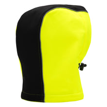 Capuz removível NITRAS, amarelo neon / preto, poliéster OEKO-TEX: 100% | Pacote (1 peça)