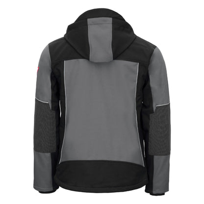 NITRAS MOTION TEX PLUS, jaqueta softshell, cinza / preto