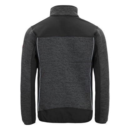 NITRAS MOTION TEX PLUS, jaqueta softshell de malha, preta
