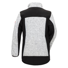 NITRAS MOTION TEX KIDS, jaqueta softshell de malha, cinza claro / preto