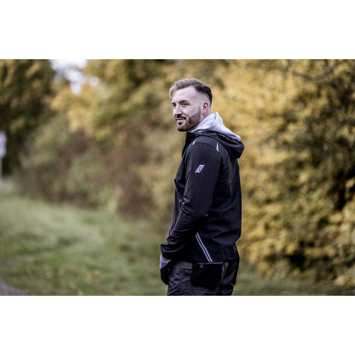 NITRAS MOTION TEX LIGHT, corta-vento, preto