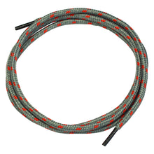 Cadarços NITRAS, cinza / vermelho | Pacote (1 par)