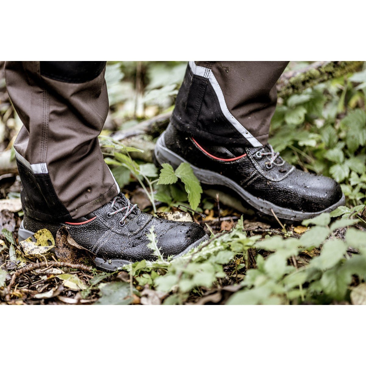 NITRAS STEP MID MF, botas de segurança S3, altura média, pretas