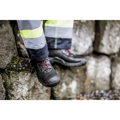 NITRAS POWER STEP MID+, botas de segurança S3 CI HI HRO, altas, pretas