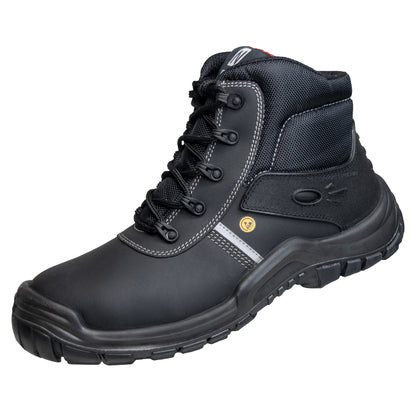 NITRAS UTILITY STEP MID, botas de segurança S3L CI FO SR, pretas