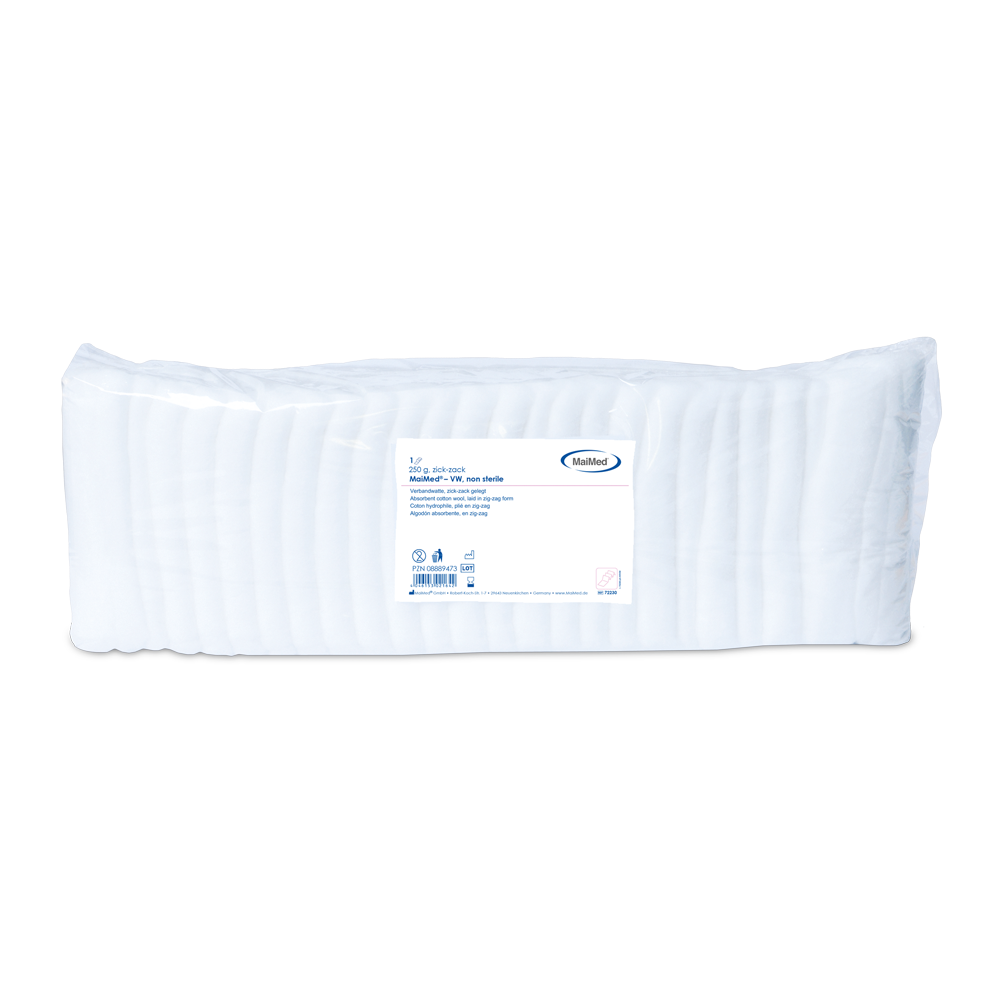 Bolsa de papel alumínio com bandagem em zigue-zague MaiMed-VW