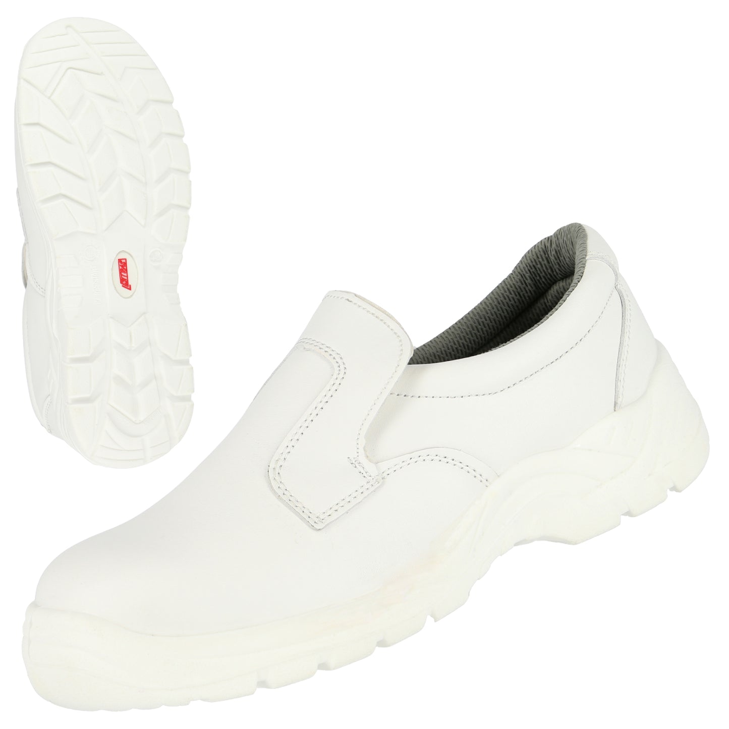 NITRAS CLEAN STEP SL, chinelos de segurança S2, branco